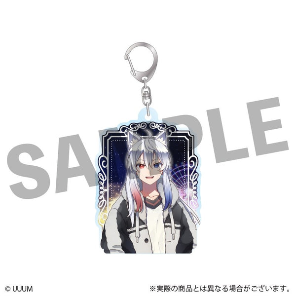 『カラフルピーチ』アクリルキーホルダー どぬく