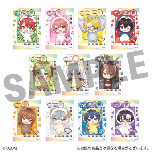 『カラフルピーチ』トレーディングミニキャラクリアカード(全11種)【BOX】