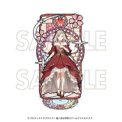 《Love Live! 蓮之空女學院校園偶像俱樂部 × 石川縣聯名企劃》第四彈 彩繪玻璃壓克力立牌 塞拉斯・柳田・莉莉恩費爾特