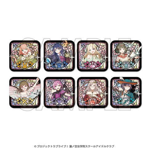 《Love Live! 莲之空女学院校园偶像俱乐部×石川县合作企划》第四弹 TR Square Aurora 徽章(全8种)【套装】