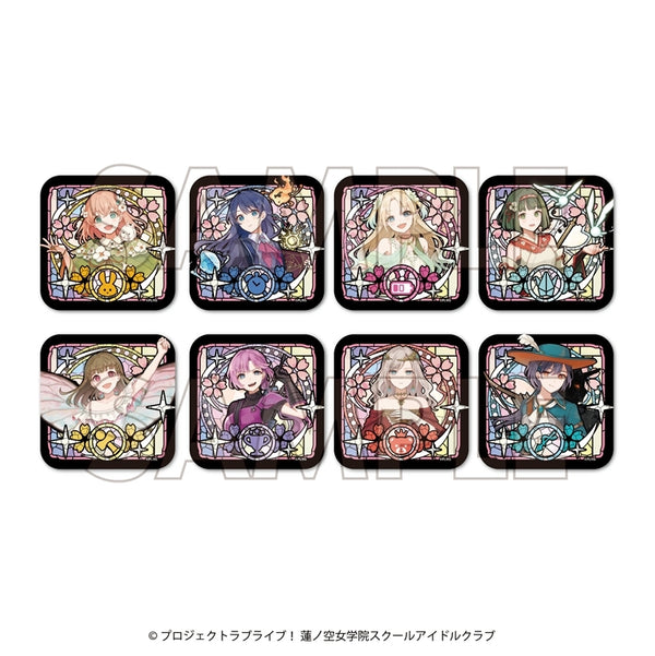 《Love Live! 莲之空女学院校园偶像俱乐部×石川县合作企划》第四弹 TR Square Aurora 徽章(全8种)【套装】