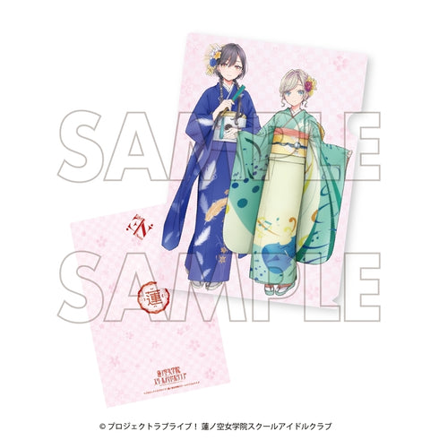 『ラブライブ!蓮ノ空女学院スクールアイドルクラブ×加賀友禅こらぼ 第三弾』クリアファイル Edel Note