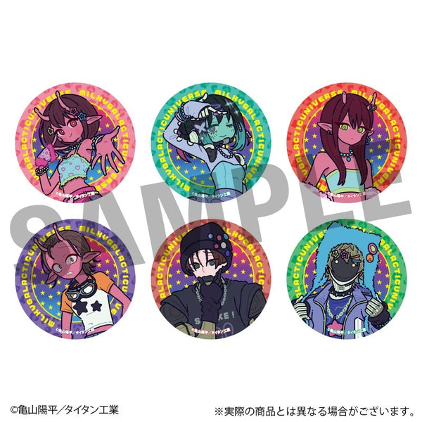 『銀河特急 ミルキー☆サブウェイ』トレーディング缶バッジ 全6種【BOX】