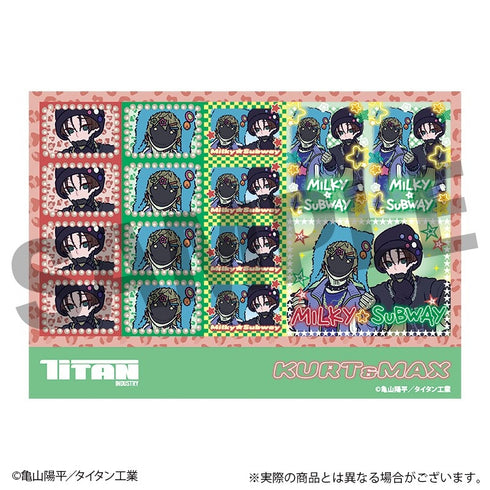 『銀河特急 ミルキー☆サブウェイ』プリントシール(同柄2枚入り) カート&マックス