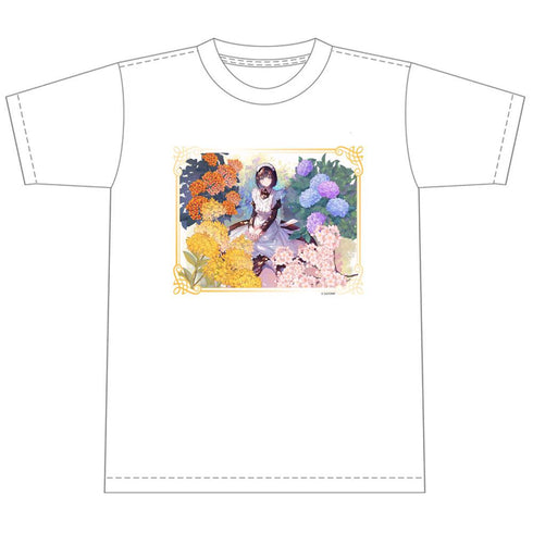 『メイドさんは食べるだけ』Tシャツ 白