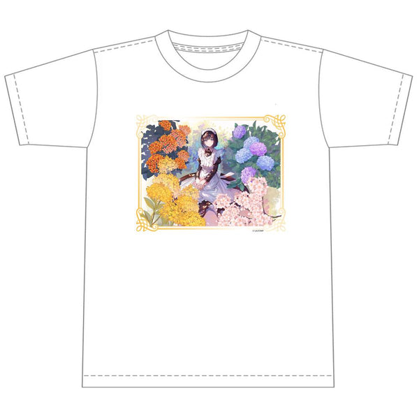 『メイドさんは食べるだけ』Tシャツ 白
