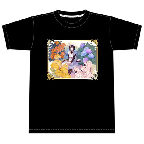 『メイドさんは食べるだけ』Tシャツ 黒