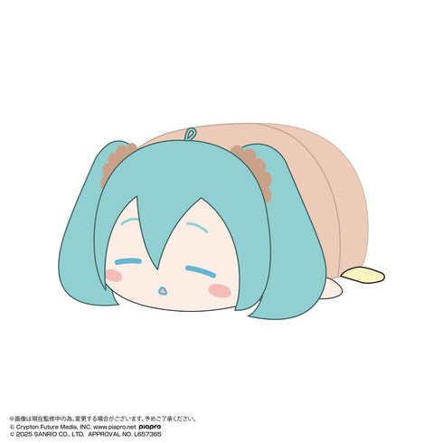 『初音ミク×シナモロール』MC-25 ぽてコロマスコットBIG3 C 初音ミク(おやすみ)