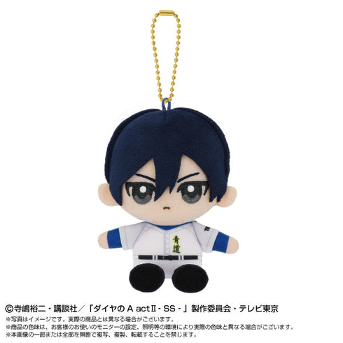 『ダイヤのA act II -Second Season-』Chibiぬいおすわりマスコット 降谷暁