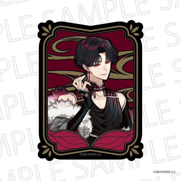 『夢幻楼と眠れぬ蝶』ダイカットステッカー 東狐葛葉