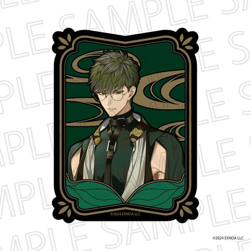 『夢幻楼と眠れぬ蝶』ダイカットステッカー 狛谷獅子雄