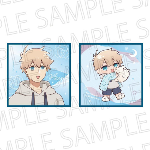 『合コンに行ったら女がいなかった話』りらたいむマイクロファイバーコースターセット 浅葱