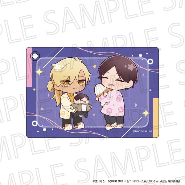 『合コンに行ったら女がいなかった話』りらたいむ 合皮パスケース 琥珀・萩