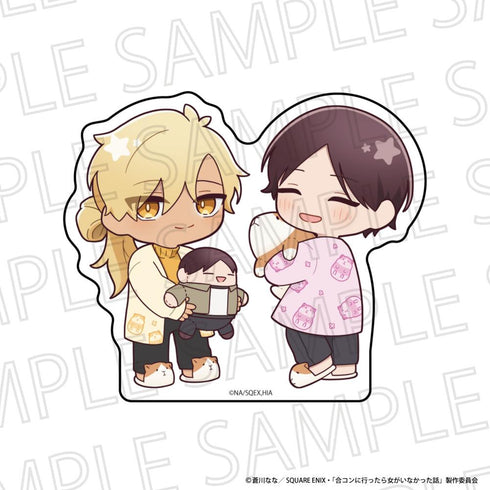 『合コンに行ったら女がいなかった話』りらたいむ アクリルブロック 琥珀・萩