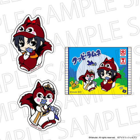『クッピーラムネ×IDOLiSH7 (アイドリッシュ7)』ダイカットステッカーセット ラム&和泉一織