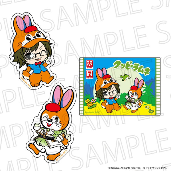 『クッピーラムネ×IDOLiSH7 (アイドリッシュ7)』ダイカットステッカーセット クッピー&二階堂大和