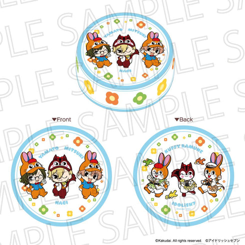 『クッピーラムネ×IDOLiSH7 (アイドリッシュ7)』ラムネ風クッション クッピー&ラム/二階堂大和&和泉三月&六弥ナギ