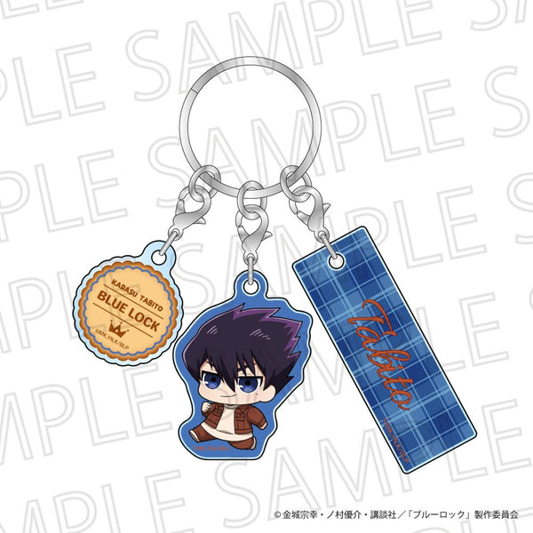 『ブルーロック』ぷちてく チャーム付きキーホルダー 烏 旅人