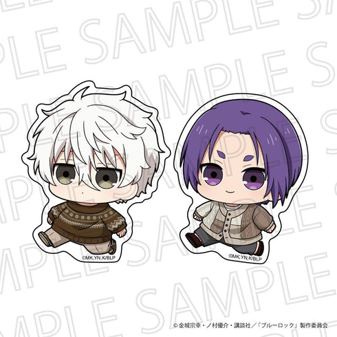 『ブルーロック』ぷちてく ステッカーセット B:凪 誠士郎 / 御影玲王