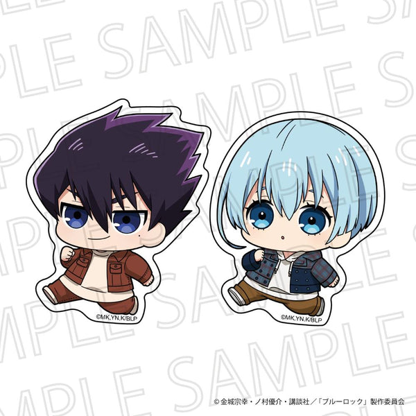 『ブルーロック』ぷちてく ステッカーセット D:烏 旅人 / 氷織 羊