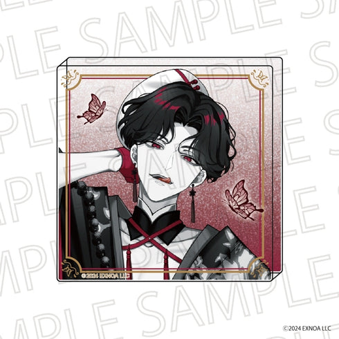 『夢幻楼と眠れぬ蝶』アクリルブロック 東狐葛葉