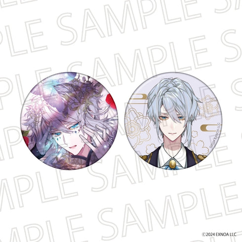 『夢幻楼と眠れぬ蝶』カンバッジセット 冬澄椿