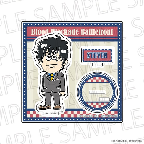 "Blood Blockade Battlefront (Illustrator Collaboration)" Acrylic Stand: Steven A. Starphase
