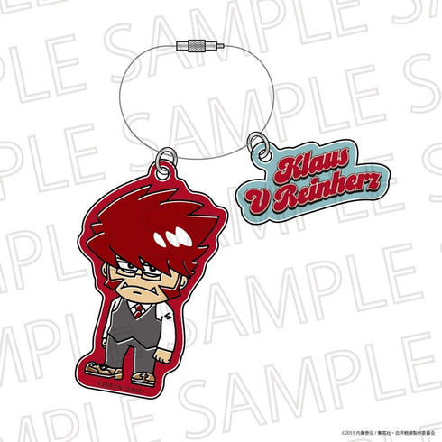 "Blood Blockade Battlefront (Illustrator Collaboration)" Acrylic Keychain: Klaus V. Reinhartz