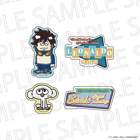 "Blood Blockade Battlefront (Illustrator Collaboration)" Sticker Set B: Leonardo Watch / Sonic