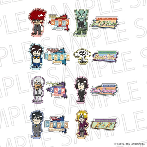 "Blood Blockade Battlefront (Illustrator Collaboration)" Sticker Set C: Zap Renfrow / Chain Kou