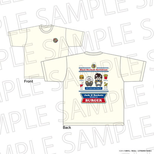 "Blood Blockade Battlefront (Illustrator Collaboration)" T-shirt (Don’t forget to don’t forget me)