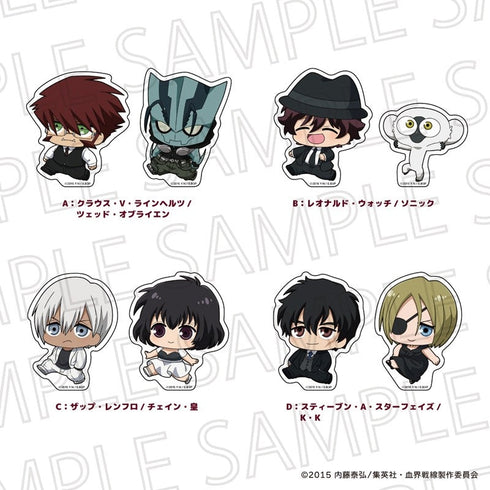 『血界戦線』ぷちてく ステッカーセットD:スティーブン・A・スターフェイズ/K・K