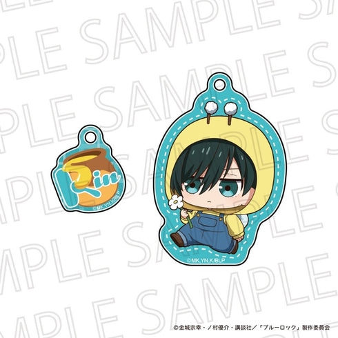 "Blue Lock" Petit Tech Acrylic Keychain: Rin Itoshi