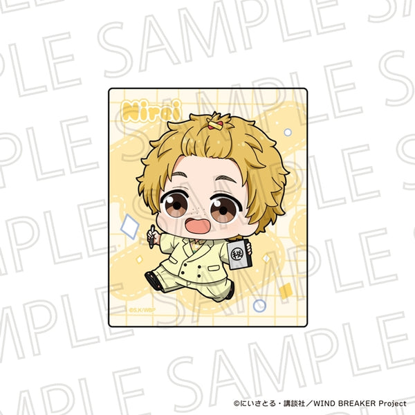 "WIND BREAKER" Petit Tech Square-Cut Sticker by Akihiko Yui