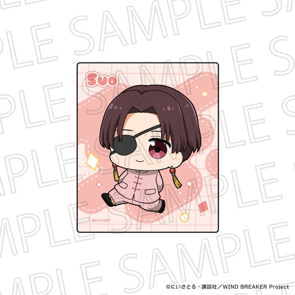 "WIND BREAKER" Petit Tech Square-Cut Sticker: Su Fang Junfei