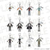 "The Hitman Reborn!" Costume Acrylic Charm: Reborn