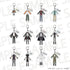 "The Hitman Reborn!" Costume Acrylic Charm: Kyoya Hibari