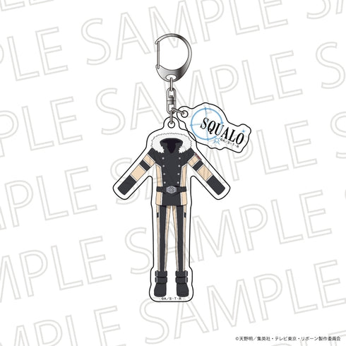 "The Hitman Reborn!" Costume Acrylic Charm: Spelvi Squalo (10 Years Later)