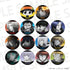 『家庭教師ヒットマンREBORN!』グリッターカンバッジ 雲雀恭弥(アクセントカラー)