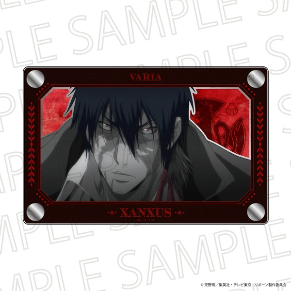 "The Hitman Reborn!" Triple-Layer Acrylic Mirror Plate: XANXUS (10 Years Later) (Accent Color)