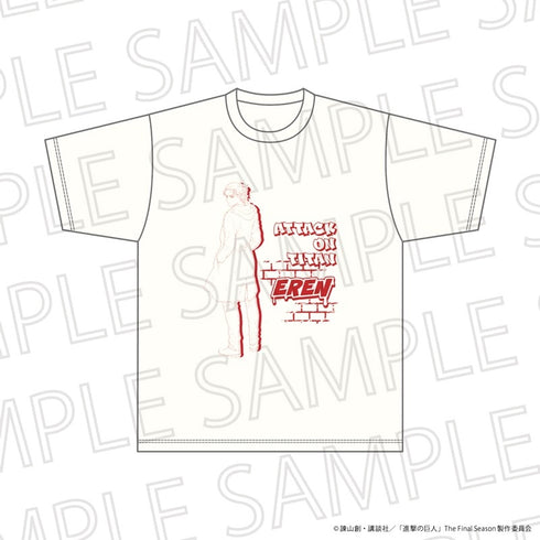 『進撃の巨人 The Final Season』BIGシルエットTシャツ エレン・イェーガー Mサイズ