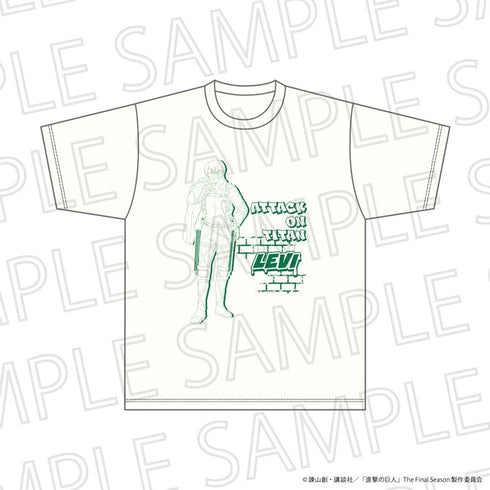 『進撃の巨人 The Final Season』BIGシルエットTシャツ リヴァイ・アッカーマン XLサイズ