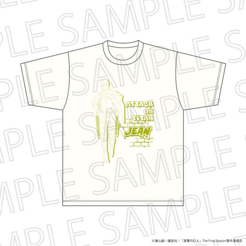 『進撃の巨人 The Final Season』BIGシルエットTシャツ ジャン・キルシュタイン Lサイズ