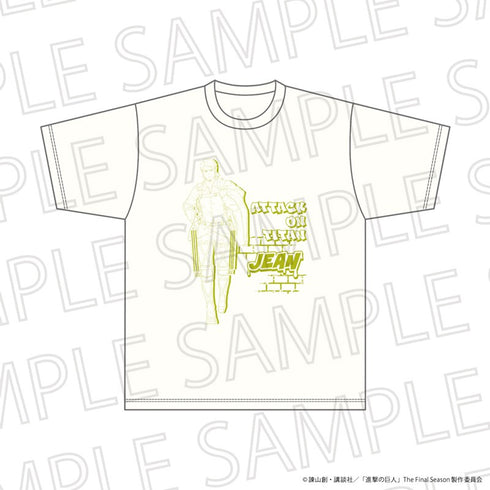 『進撃の巨人 The Final Season』BIGシルエットTシャツ ジャン・キルシュタイン XLサイズ