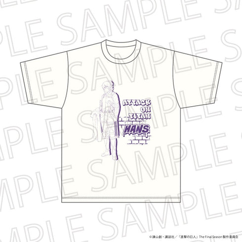 『進撃の巨人 The Final Season』BIGシルエットTシャツ ハンジ・ゾエ Lサイズ