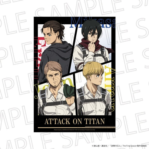 『進撃の巨人 The Final Season』BIGクリアポスター 集合A