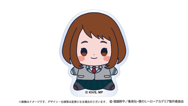 『僕のヒーローアカデミア』もっちび アクリルバッジスタンド 麗日お茶子