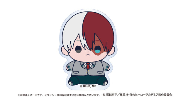 『僕のヒーローアカデミア』もっちび アクリルバッジスタンド 轟焦凍