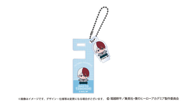 『僕のヒーローアカデミア』もっちび スマホスタンドキーホルダー 轟焦凍