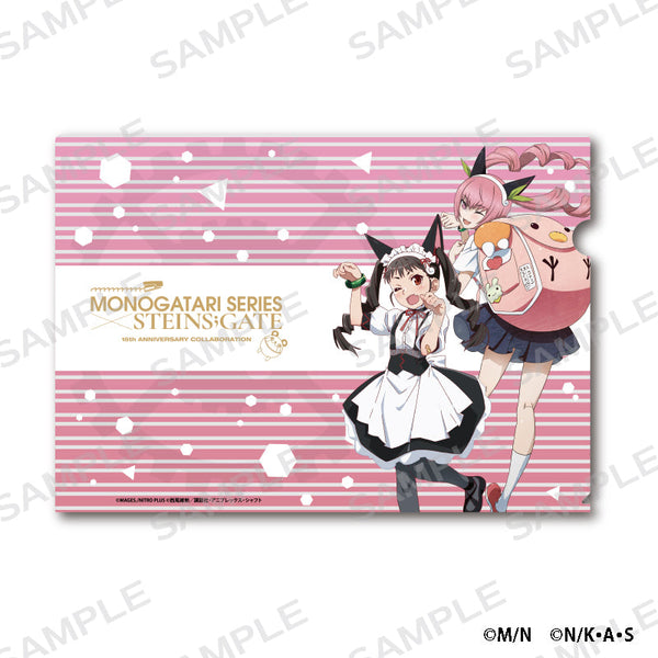 『化物語×STEINS;GATE』A4クリアファイル 八九寺真宵×フェイリス